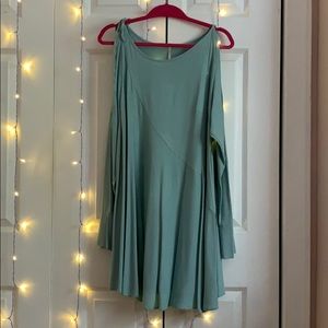 Free People Blue Long Sleeve Dress